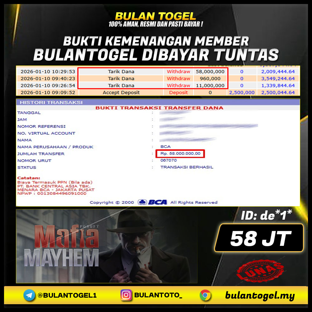 BUKTI JP MEMBER BULANTOGEL